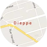 Map Dieppe